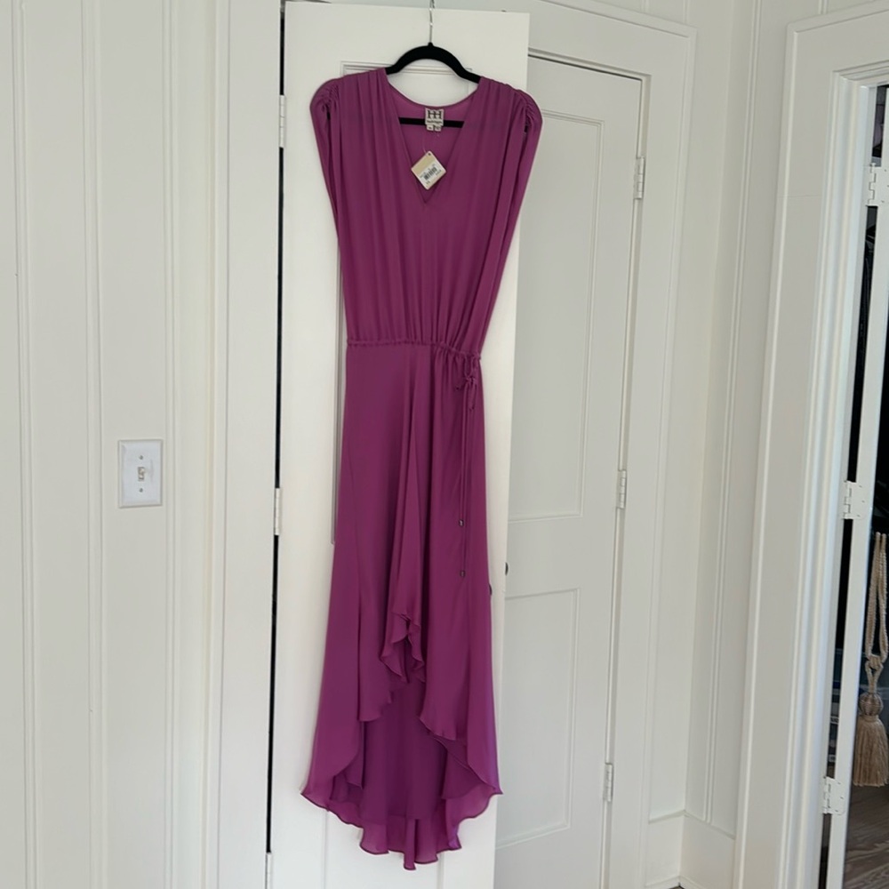 Haute Hippie lilac maxi dress